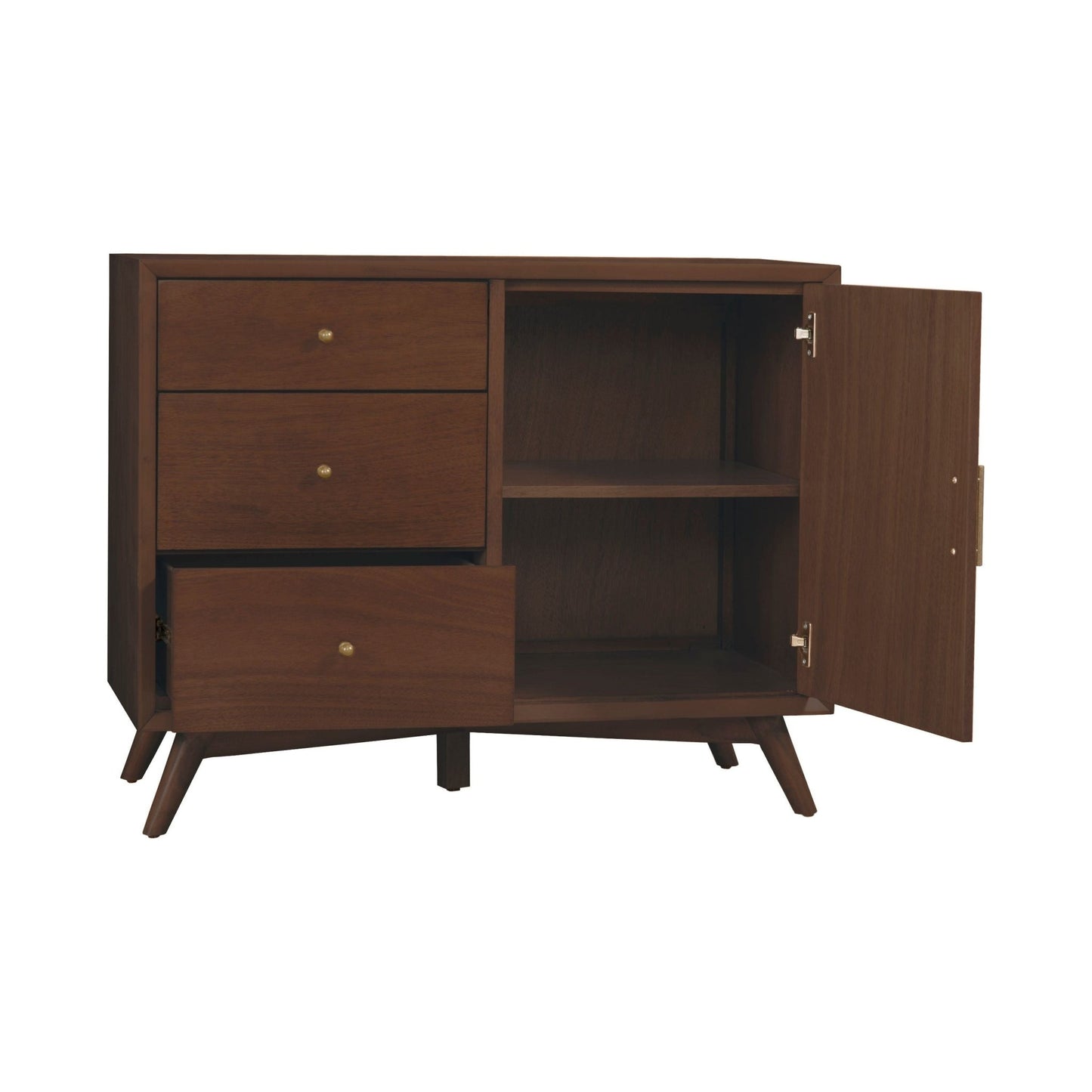 Flynn Accent Cabinet, Walnut - Alpine Furniture