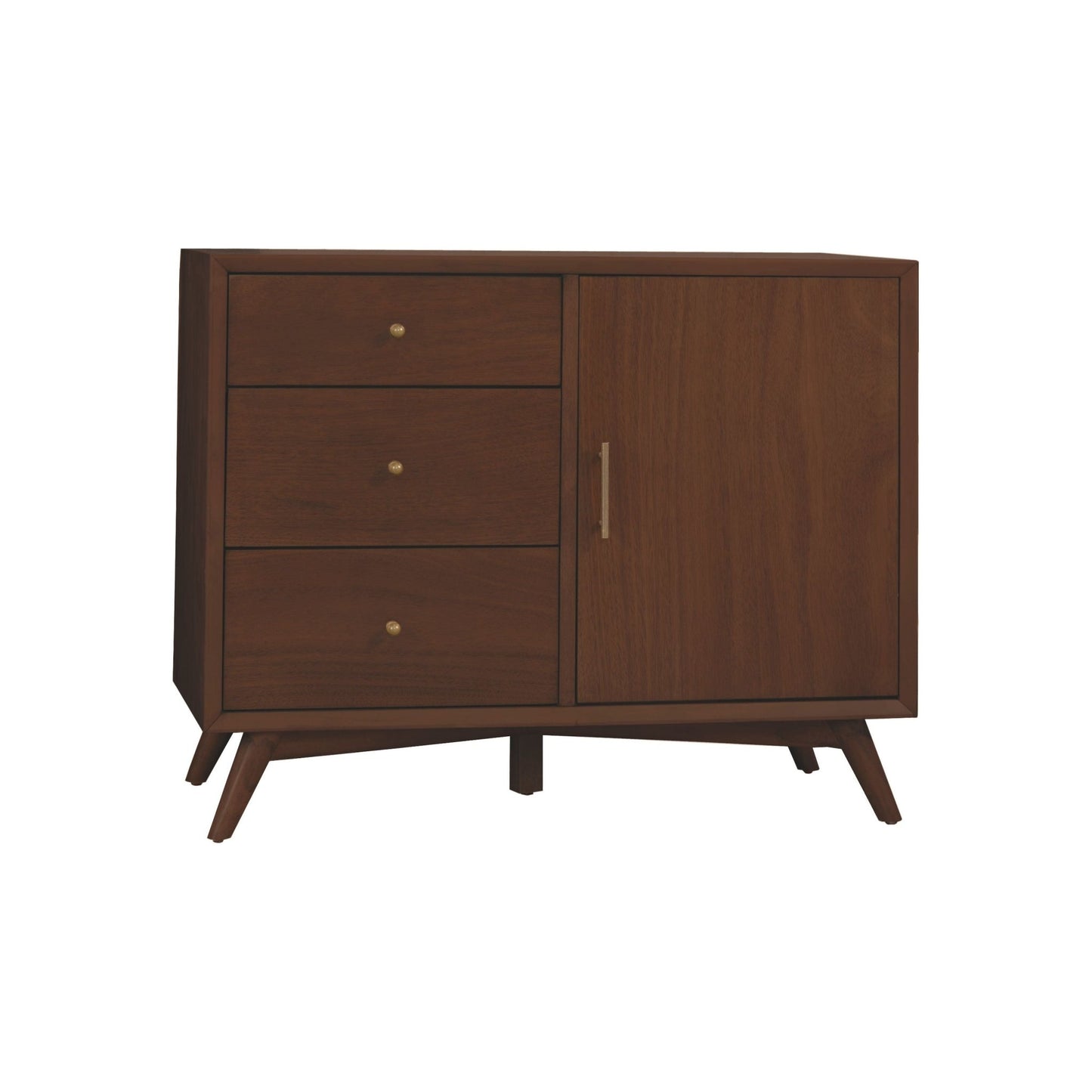 Flynn Accent Cabinet, Walnut - Alpine Furniture