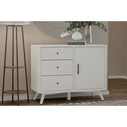 Flynn Accent Cabinet, White - Alpine Furniture