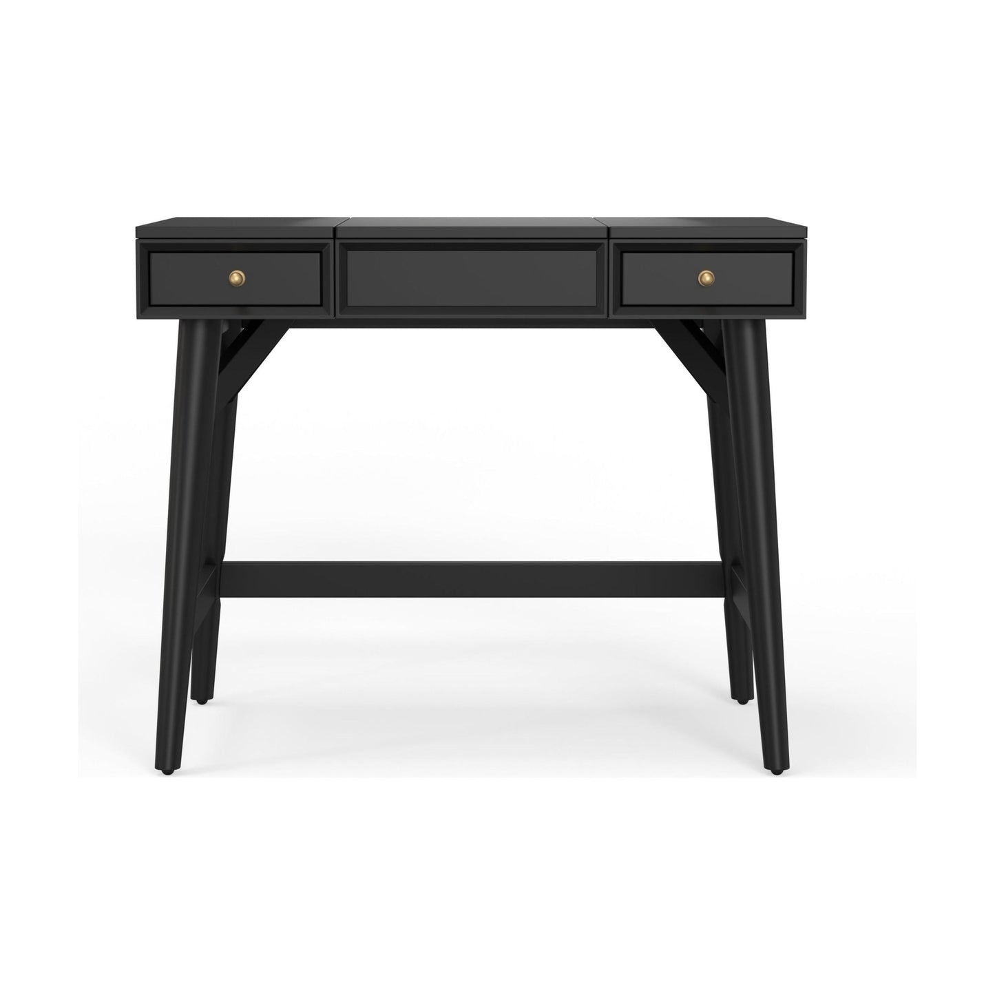 Flynn Bedroom Vanity, Black - Alpine Furniture