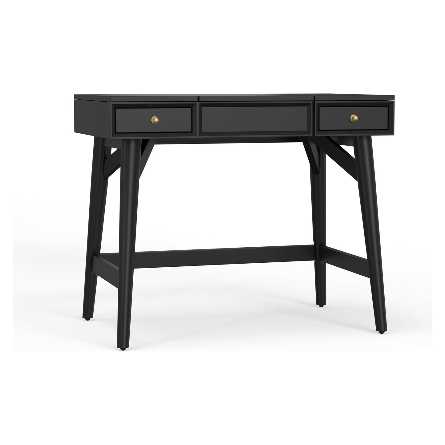 Flynn Bedroom Vanity, Black - Alpine Furniture