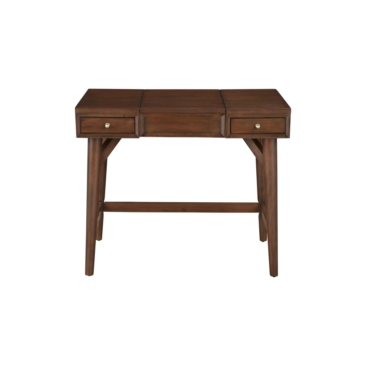 Flynn Bedroom Vanity, Walnut - Alpine Furniture