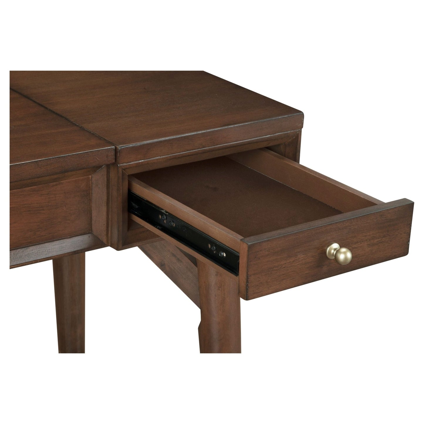 Flynn Bedroom Vanity, Walnut - Alpine Furniture