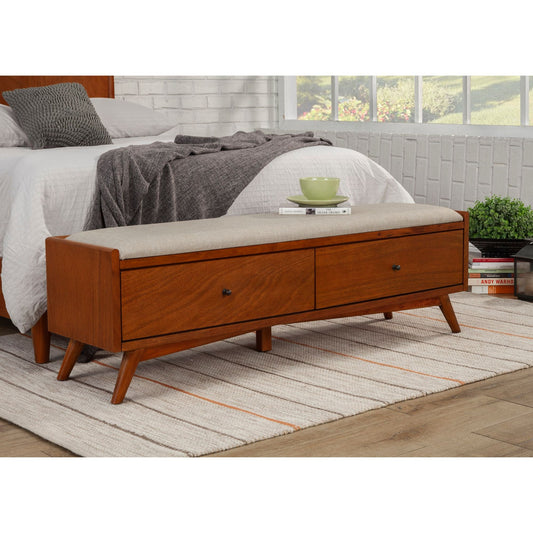 Flynn Bench, Acorn - Alpine Furniture