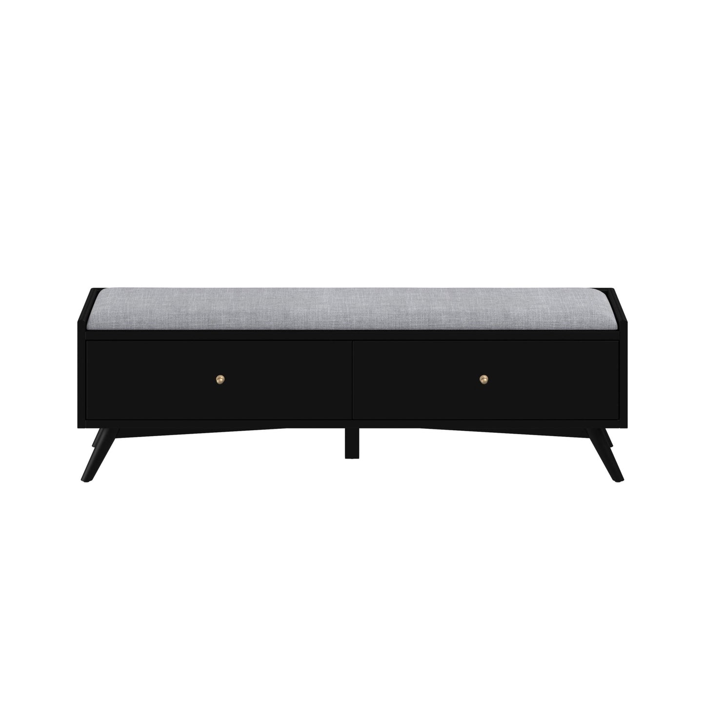 Flynn Bench, Black - Alpine Furniture