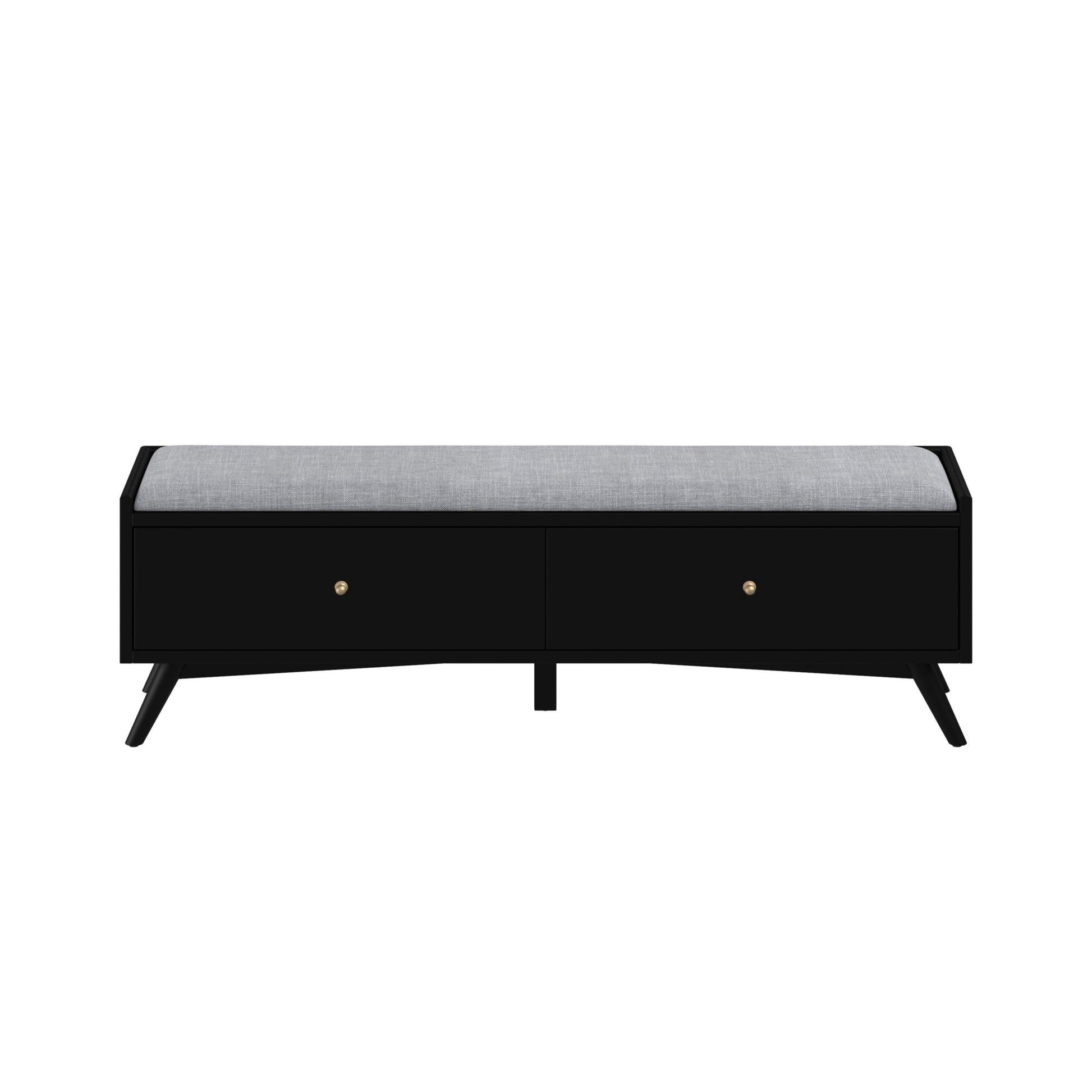 Flynn Bench, Black - Alpine Furniture