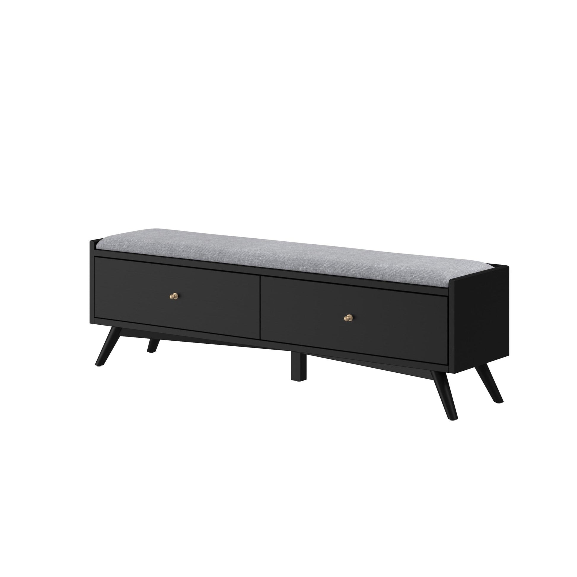 Flynn Bench, Black - Alpine Furniture