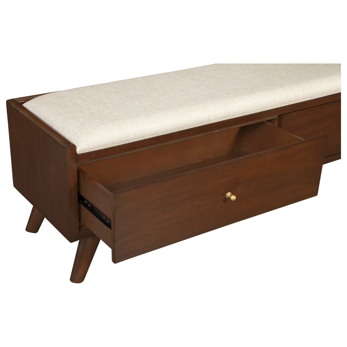 Flynn Bench, Walnut - Alpine Furniture