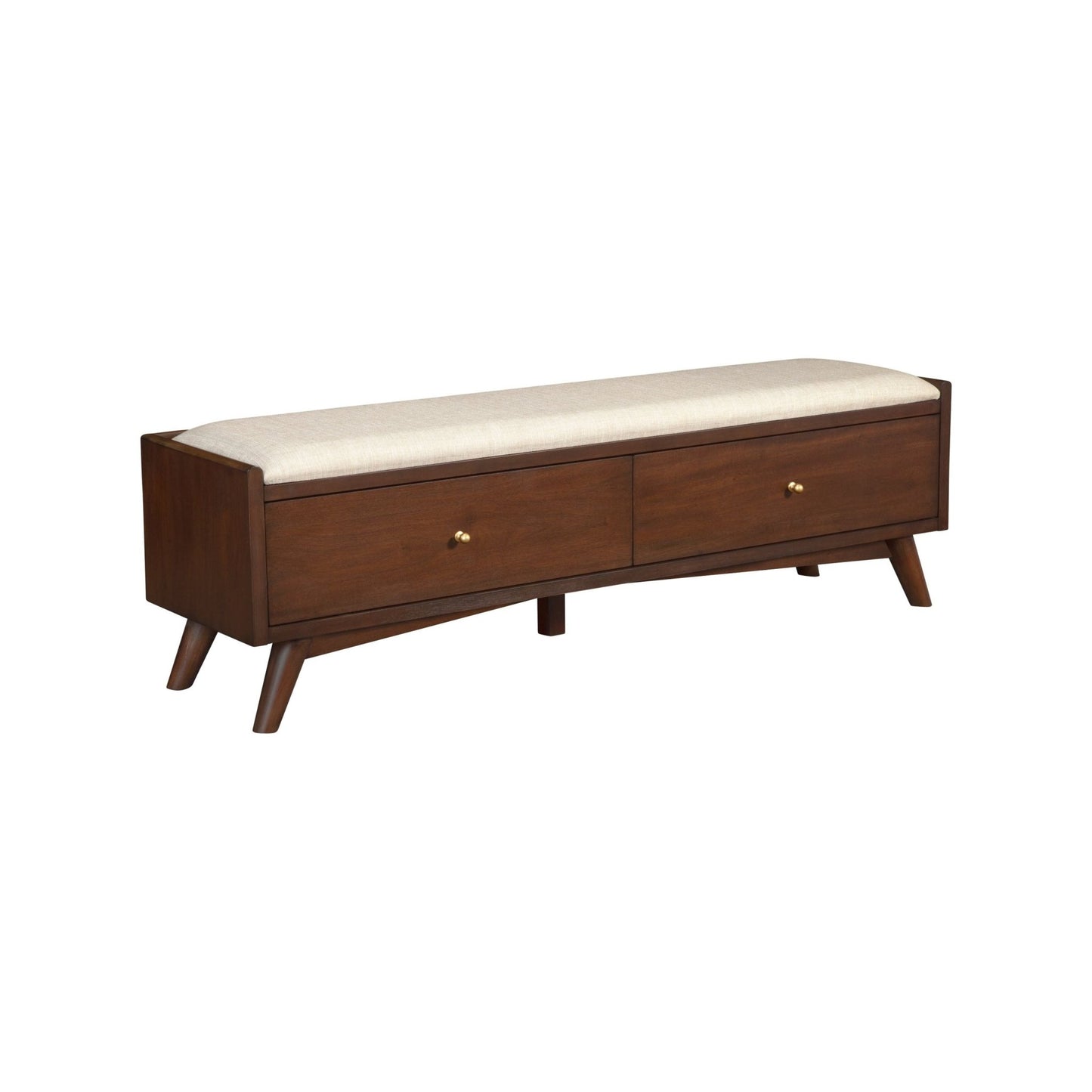 Flynn Bench, Walnut - Alpine Furniture