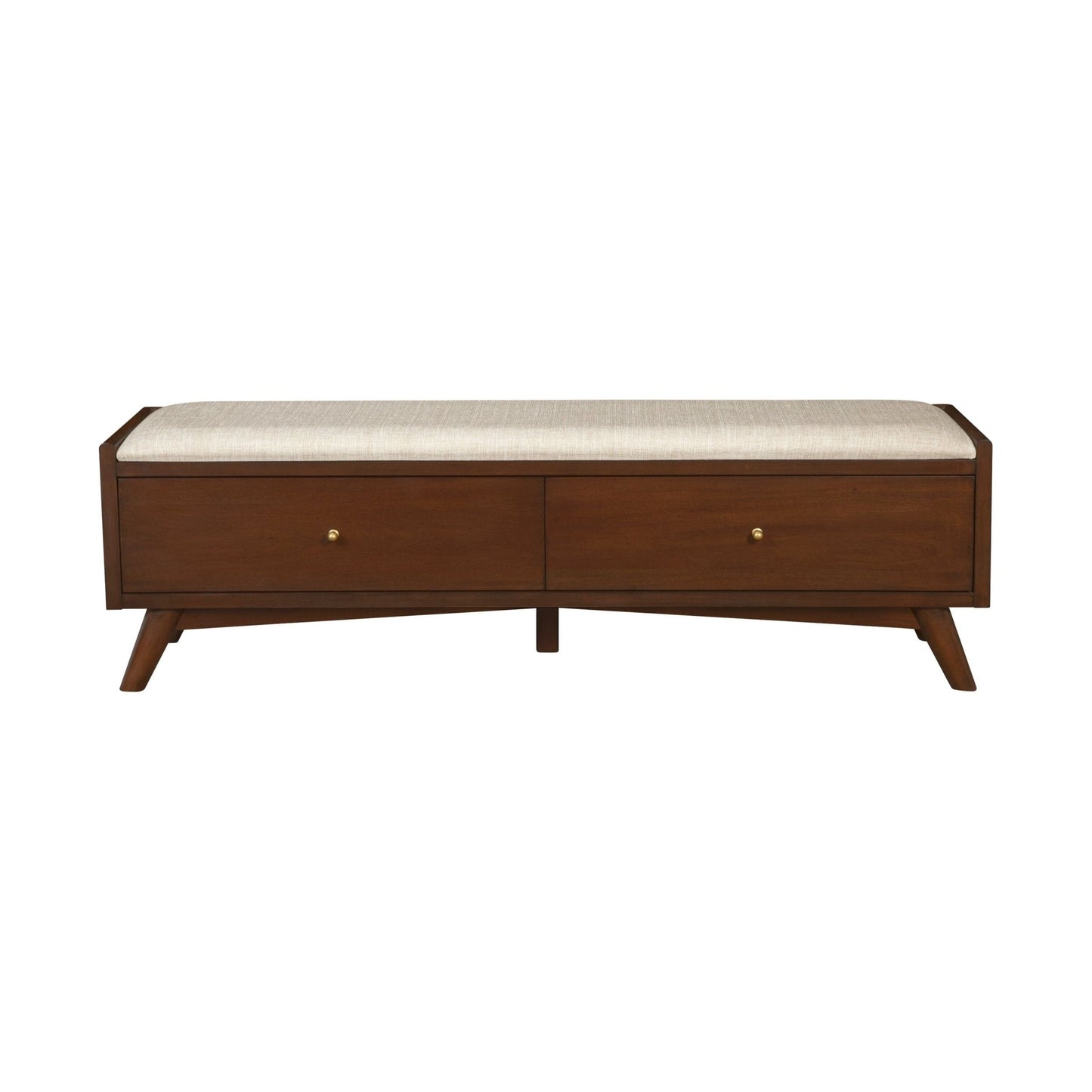 Flynn Bench, Walnut - Alpine Furniture