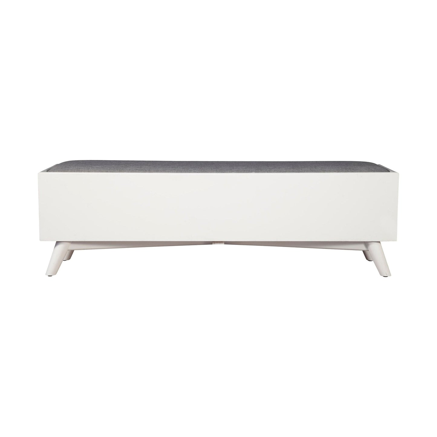 Flynn Bench, White - Alpine Furniture