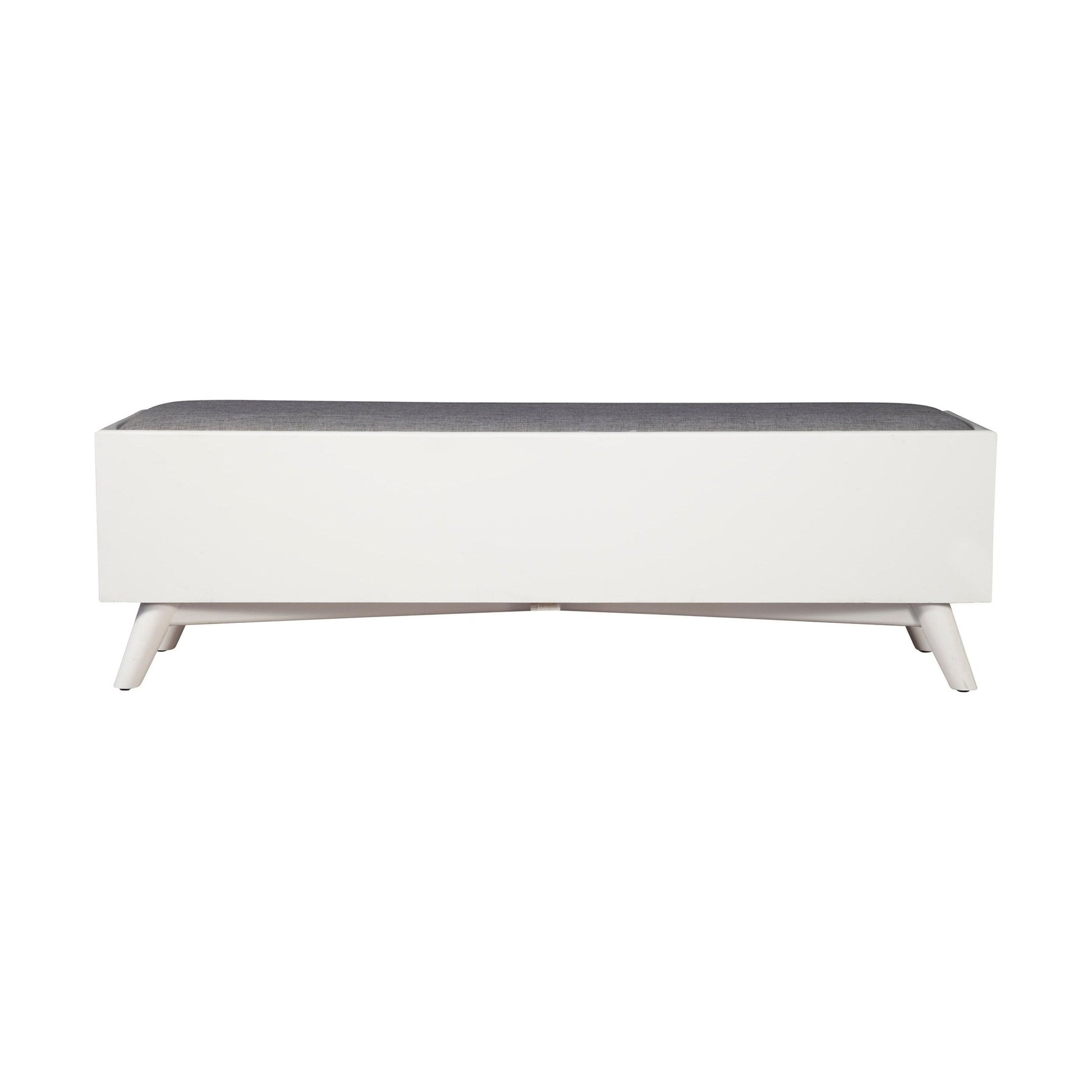 Flynn Bench, White - Alpine Furniture
