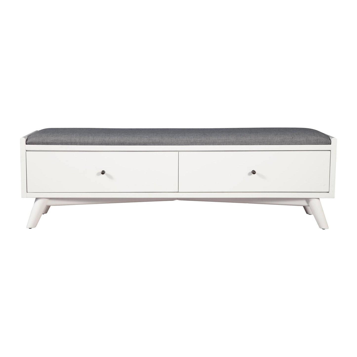 Flynn Bench, White - Alpine Furniture