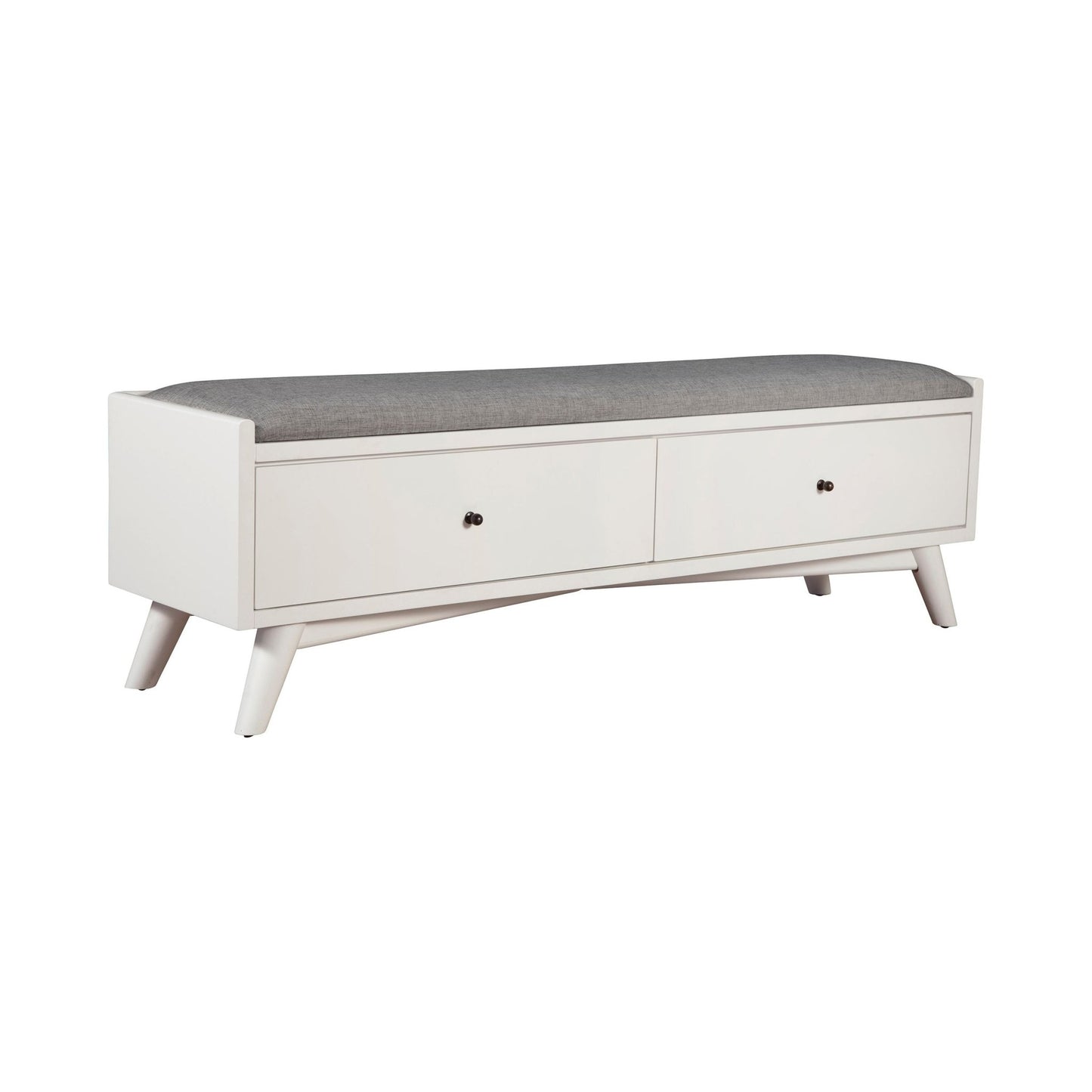 Flynn Bench, White - Alpine Furniture