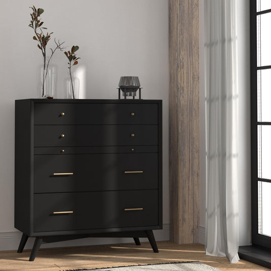 Flynn Chest, Black - Alpine Furniture