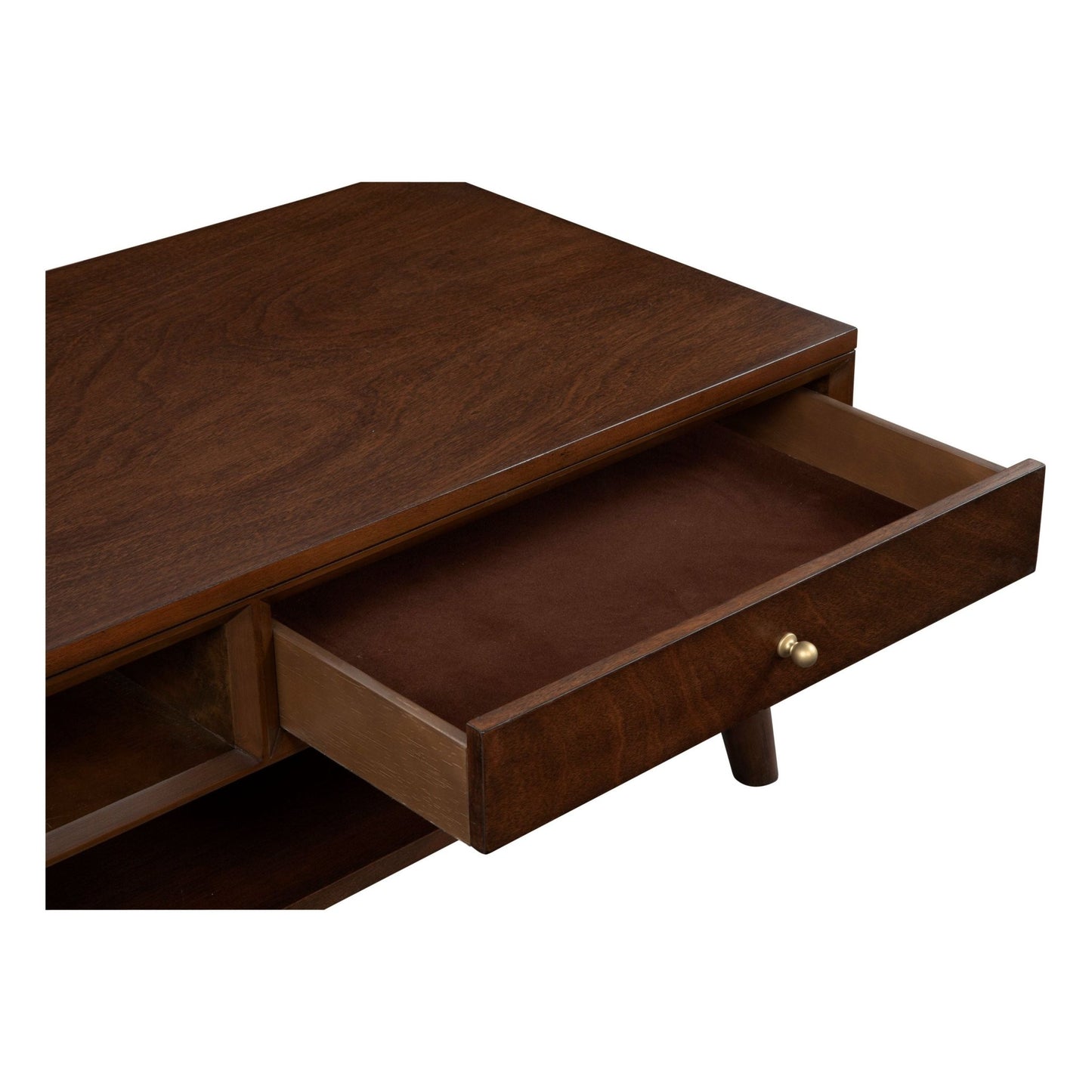 Flynn Coffee Table, Walnut - Alpine Furniture