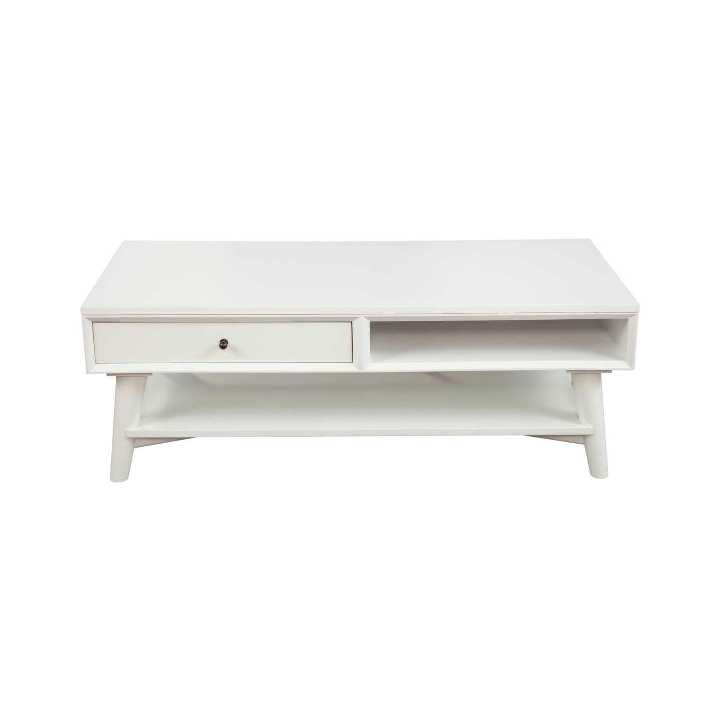 Flynn Coffee Table, White - Alpine Furniture