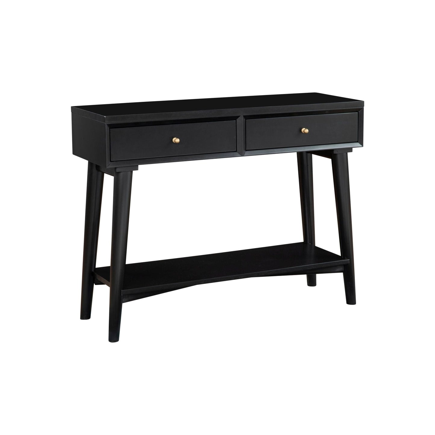 Flynn Console Table, Black - Alpine Furniture