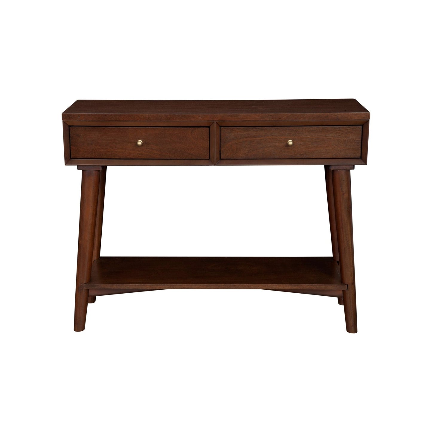 Flynn Console Table, Walnut - Alpine Furniture