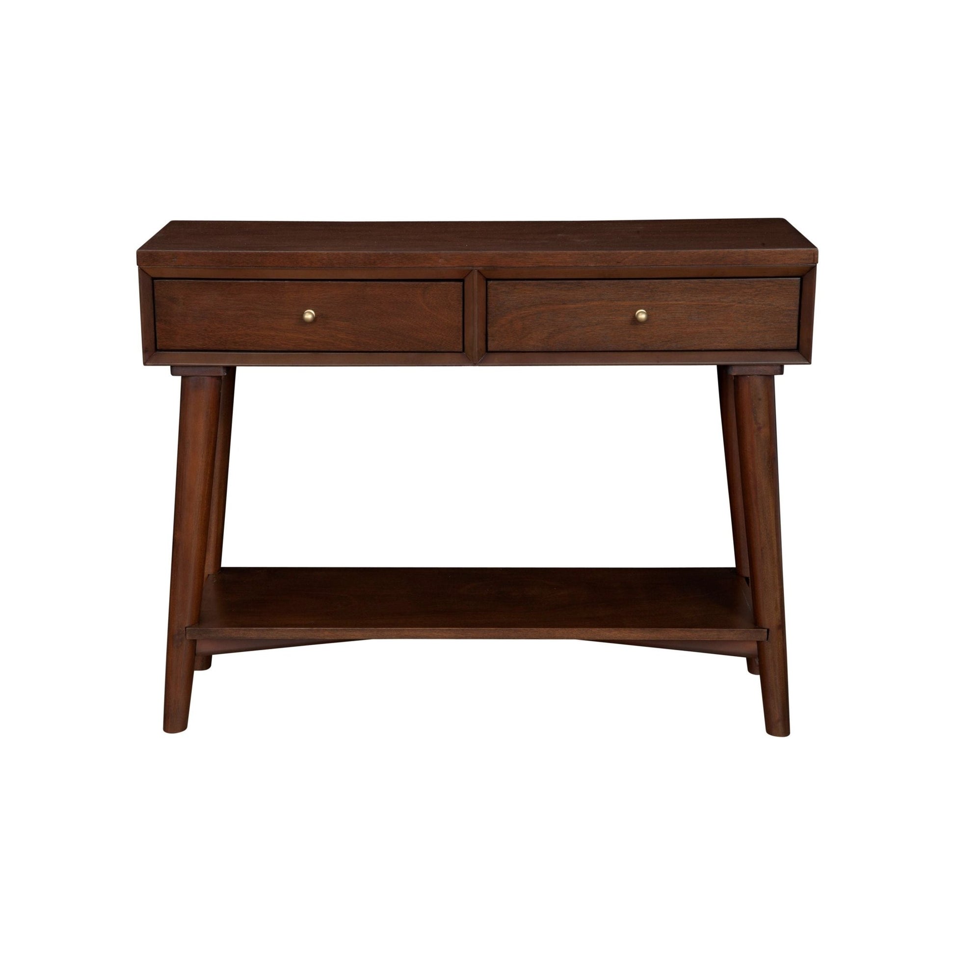 Flynn Console Table, Walnut - Alpine Furniture