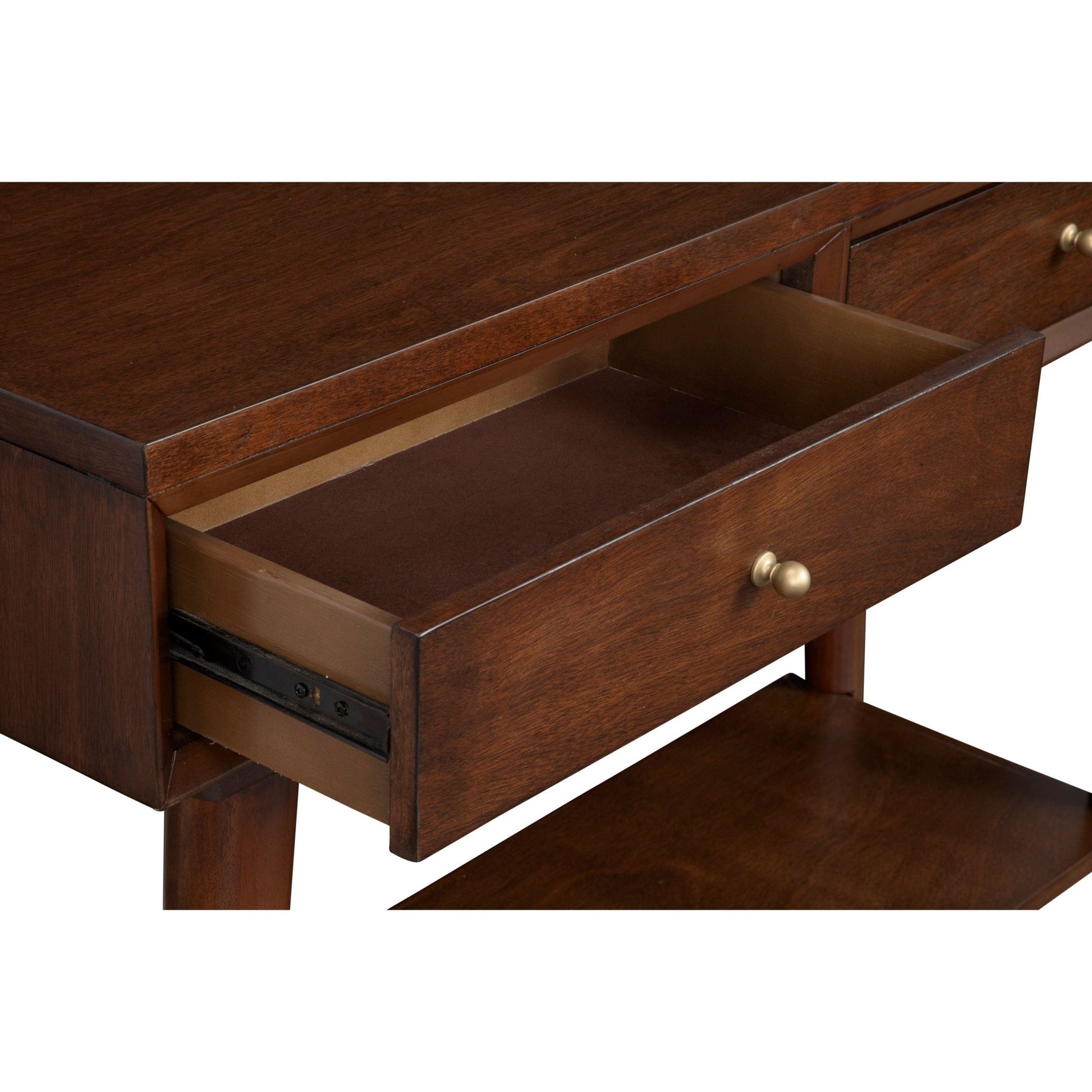 Flynn Console Table, Walnut - Alpine Furniture