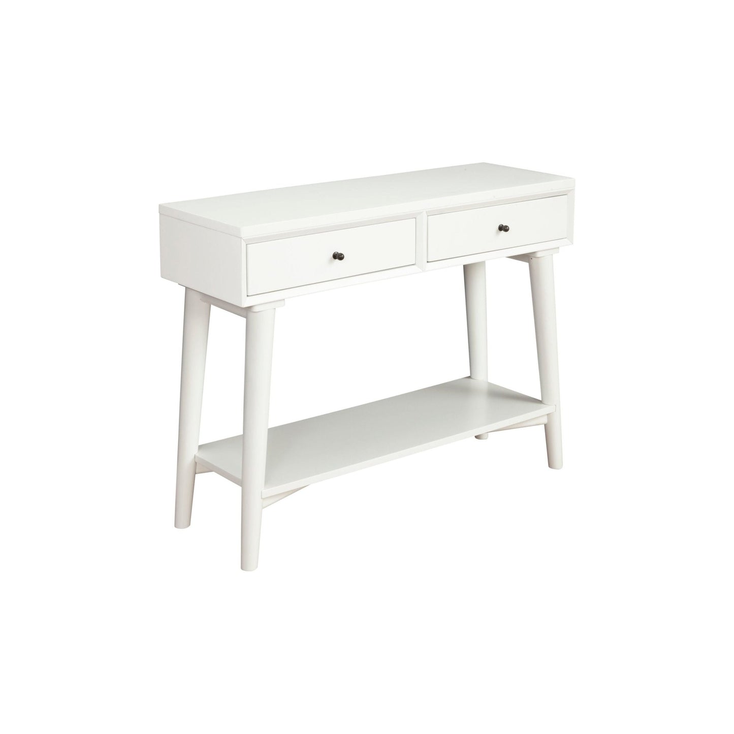 Flynn Console Table, White - Alpine Furniture