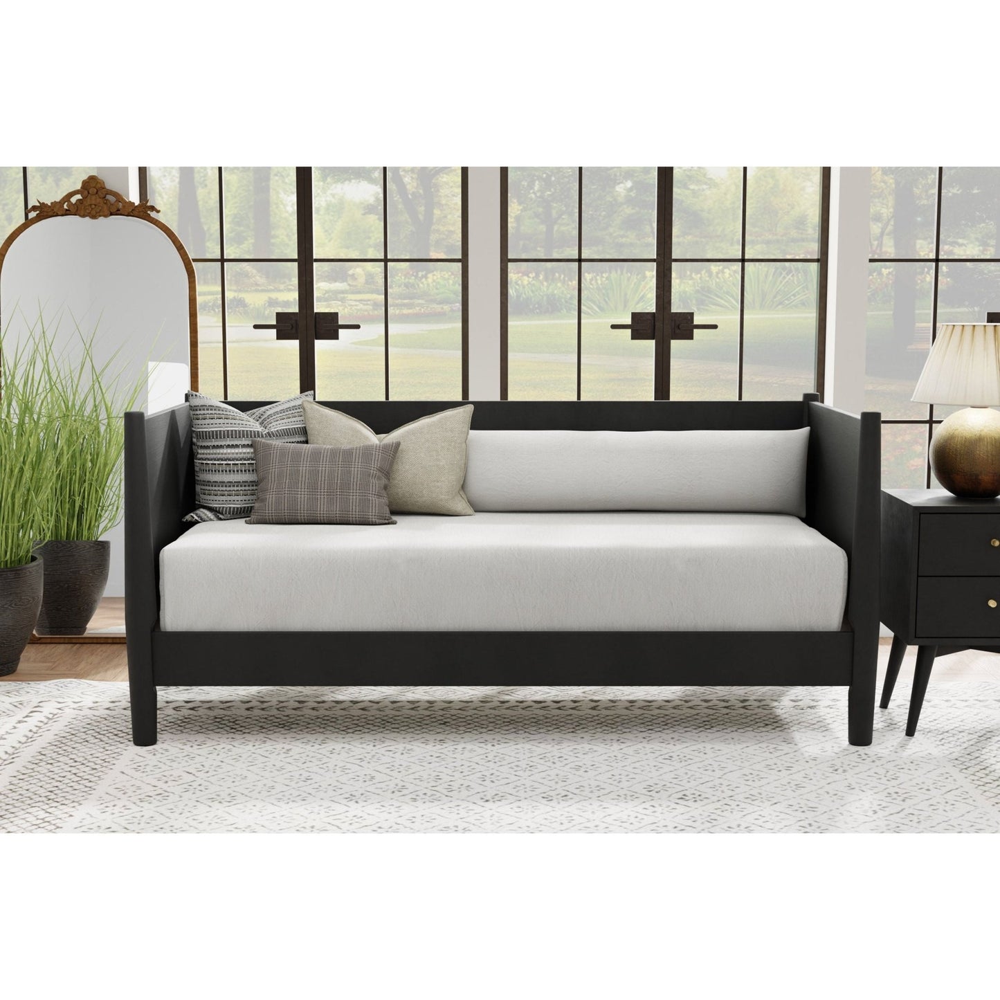 Flynn Day Bed, Black - Alpine Furniture