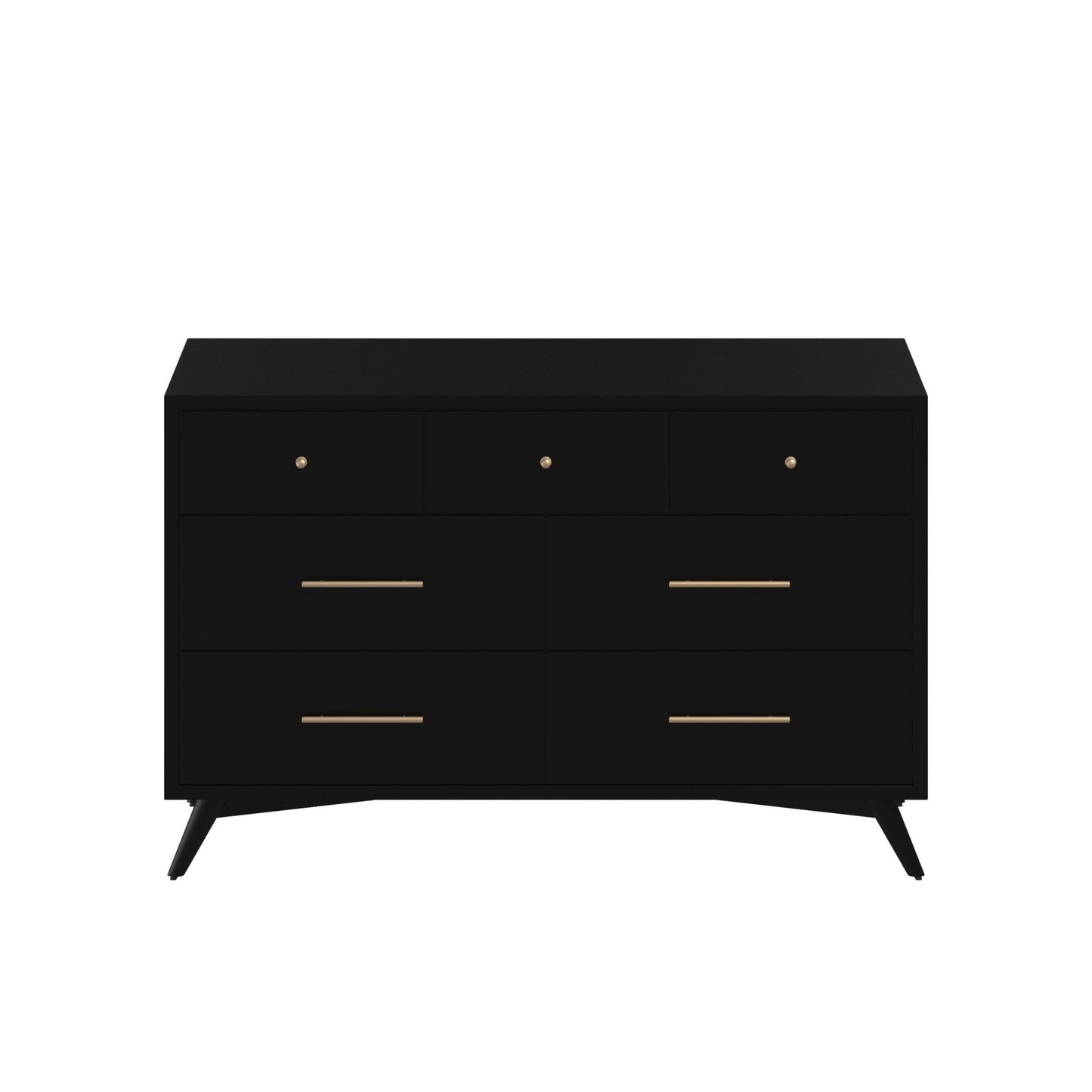 Flynn Dresser, Black - Alpine Furniture