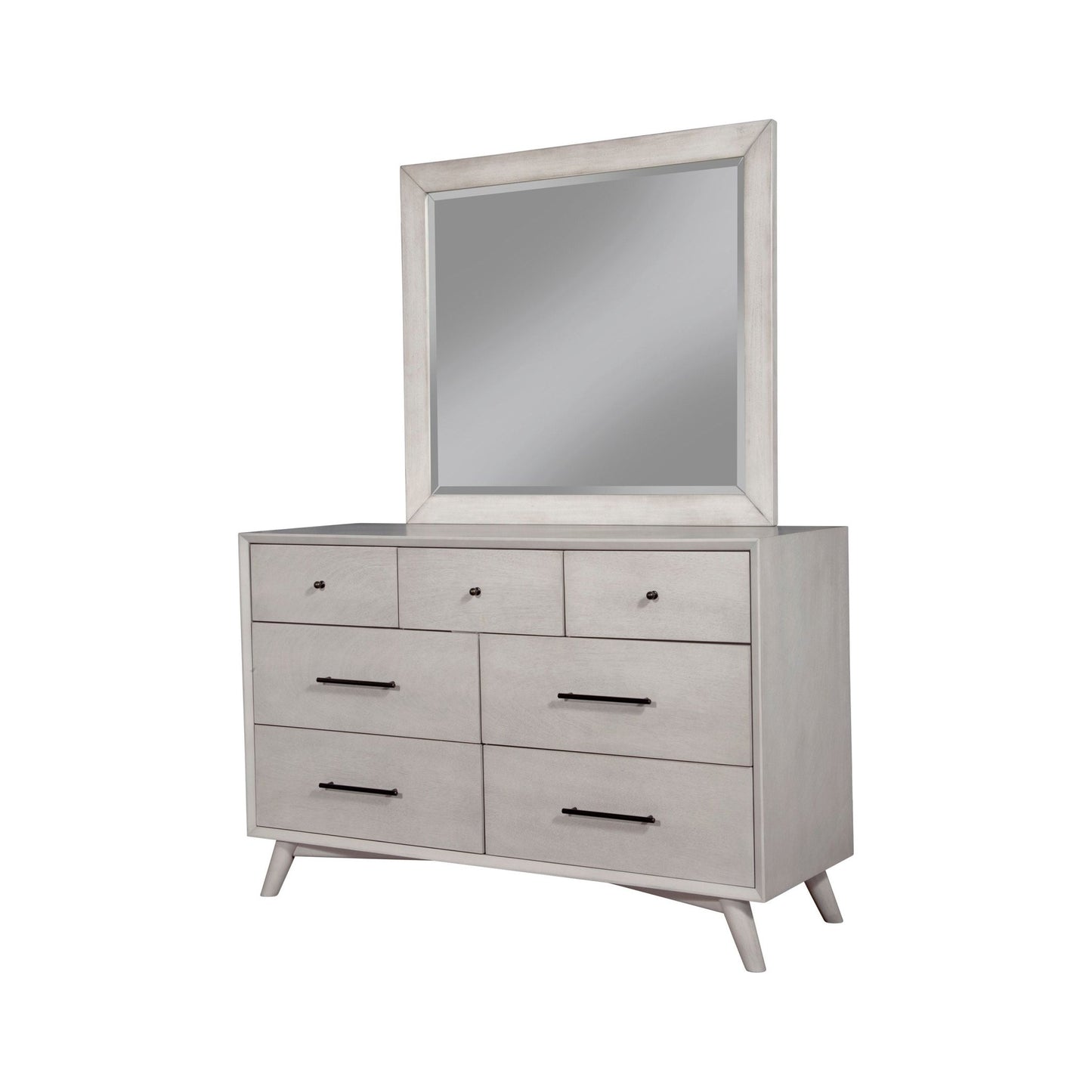 Flynn Dresser, Gray - Alpine Furniture