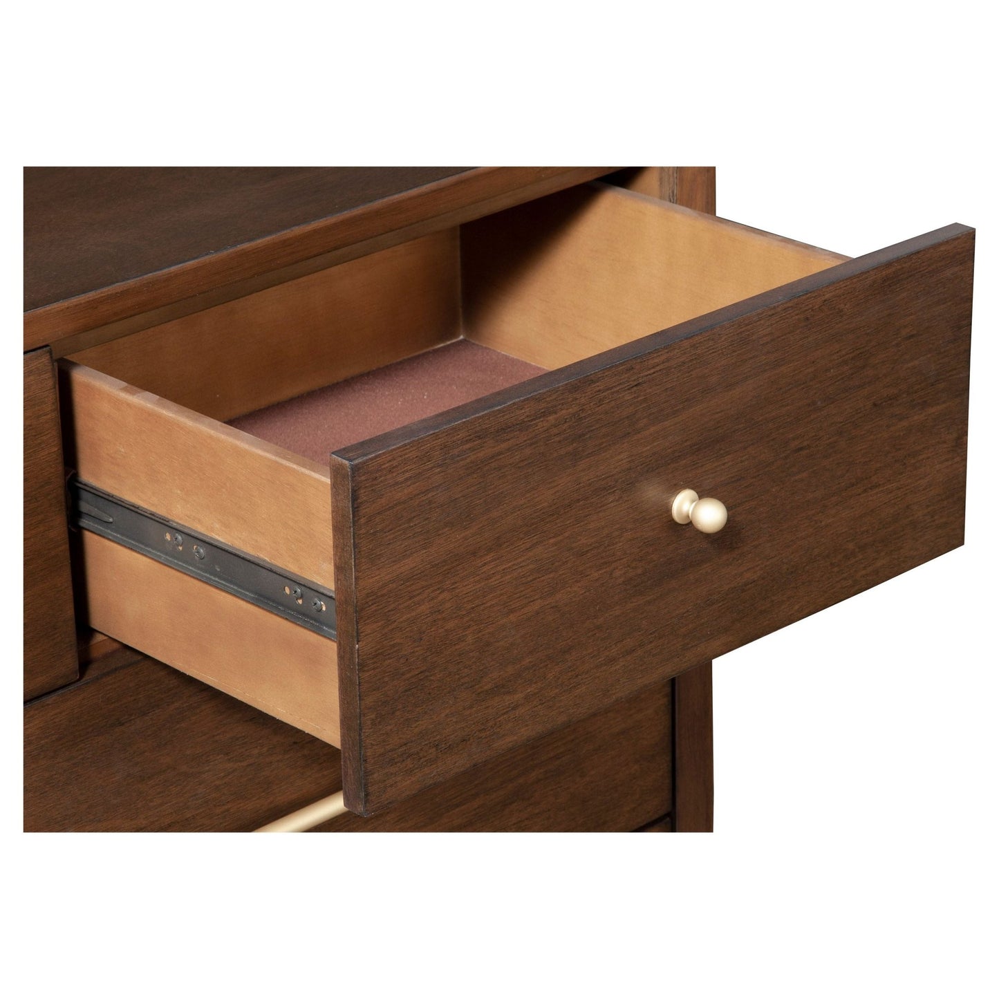 Flynn Dresser, Walnut - Alpine Furniture