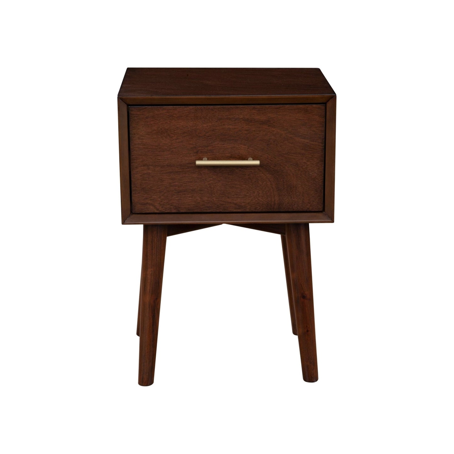 Flynn End Table, Walnut - Alpine Furniture