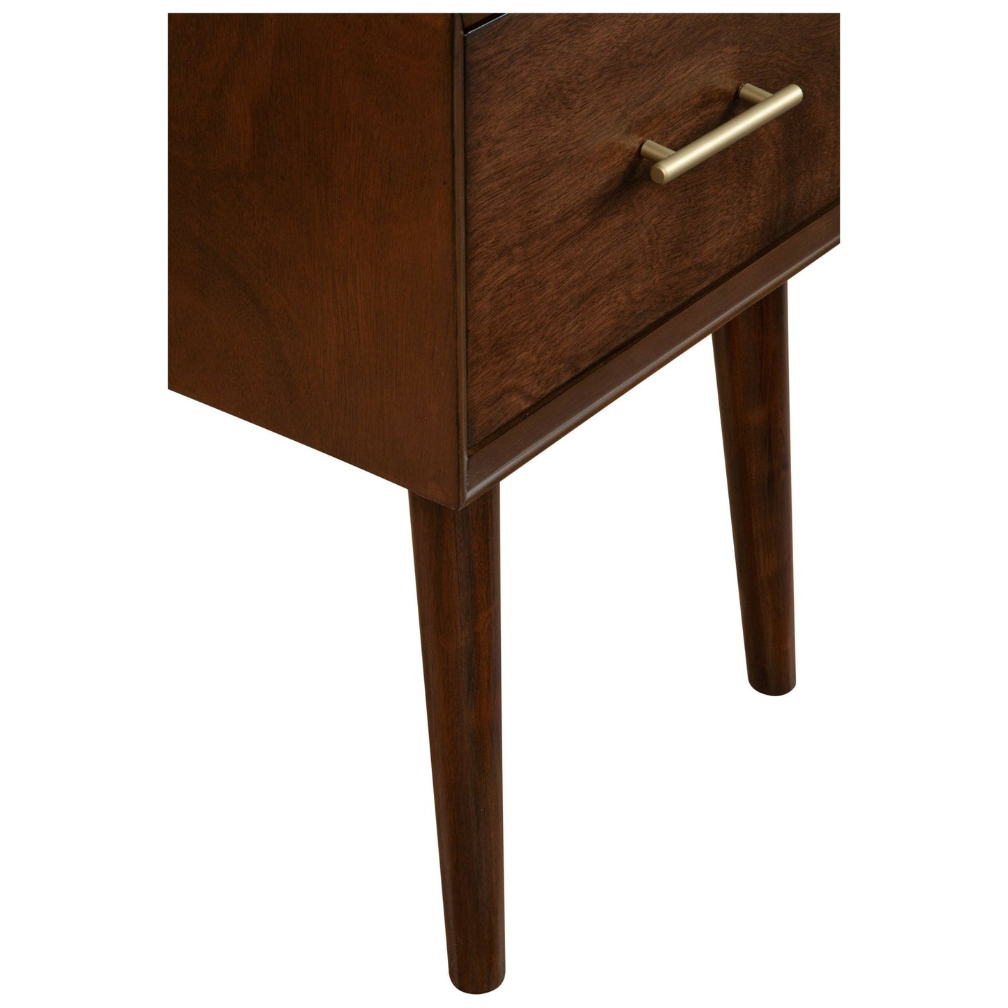 Flynn End Table, Walnut - Alpine Furniture