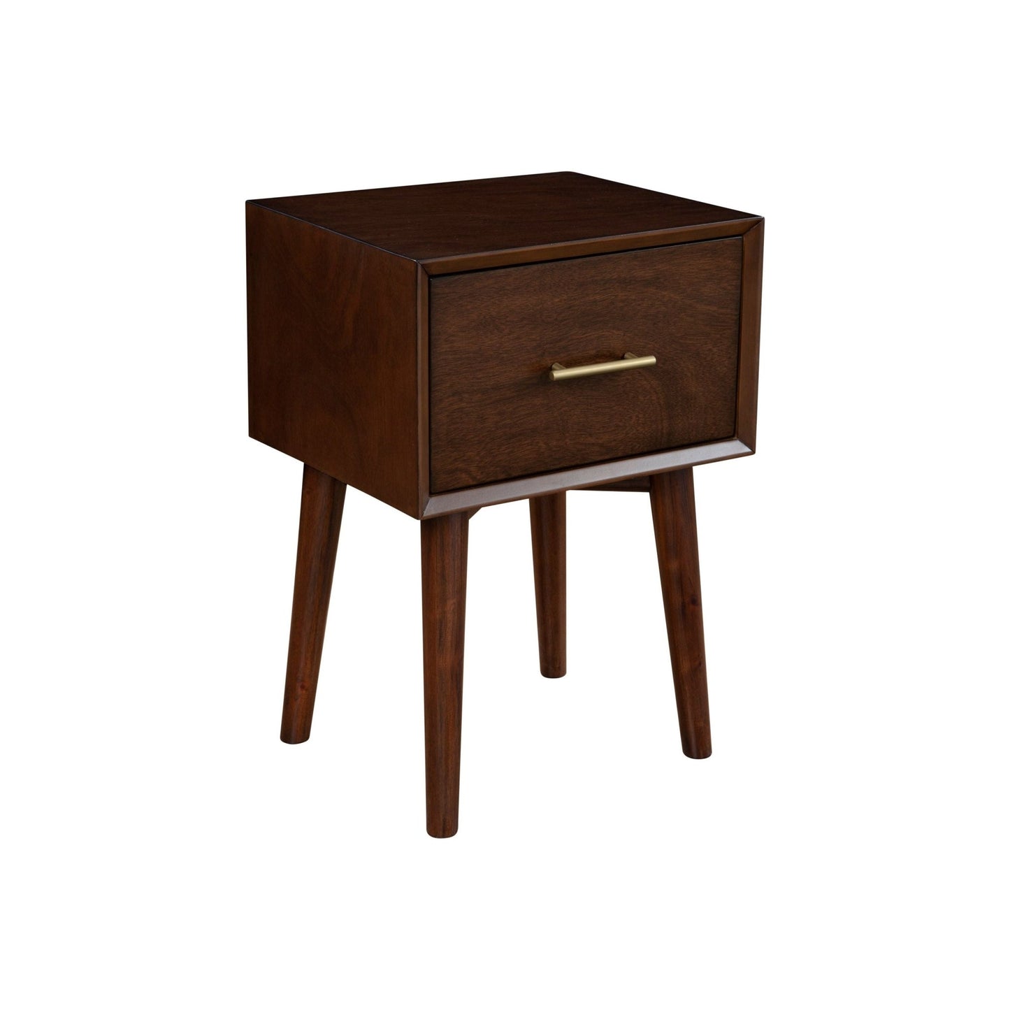 Flynn End Table, Walnut - Alpine Furniture