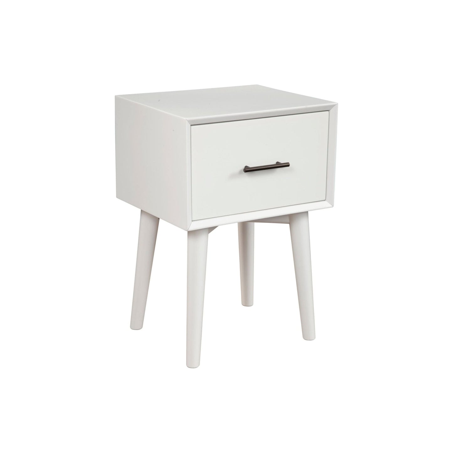 Flynn End Table, White - Alpine Furniture