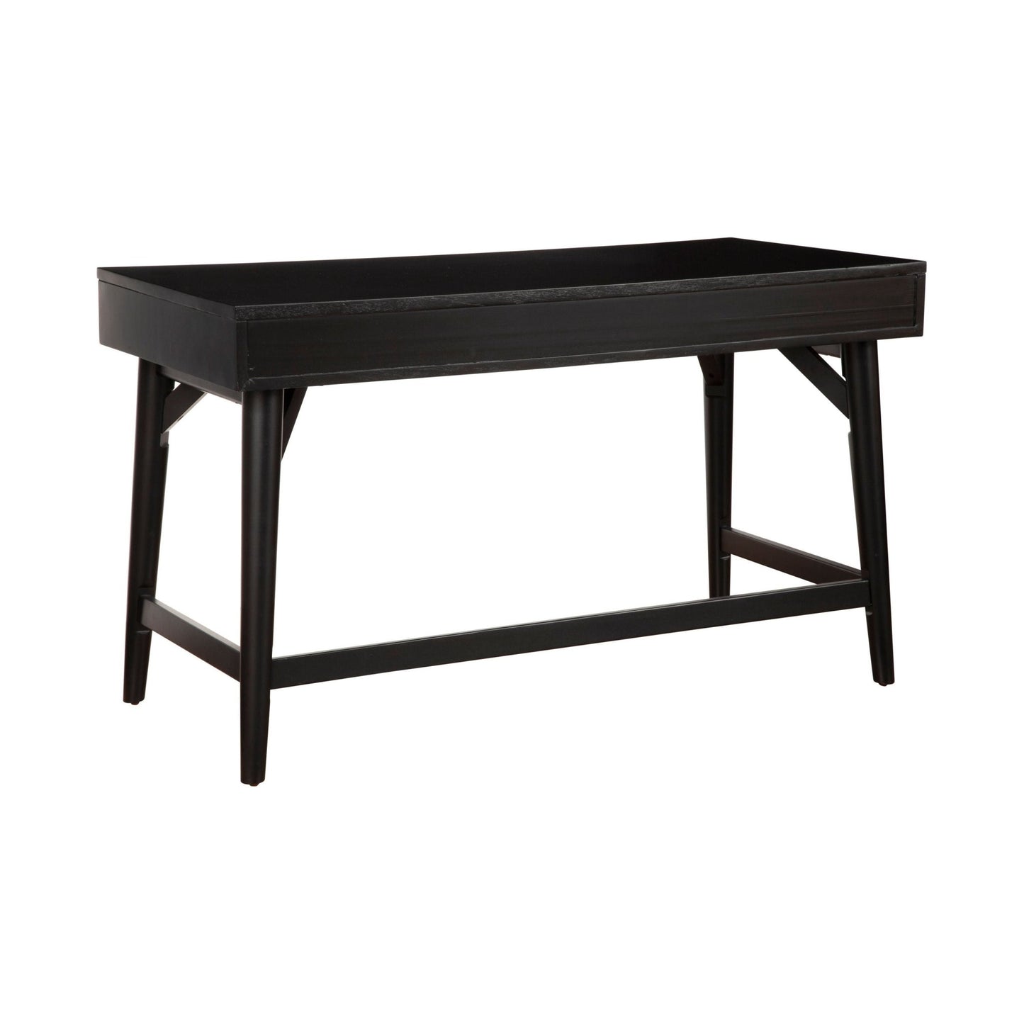 Flynn Large Desk, Black - Alpine Furniture