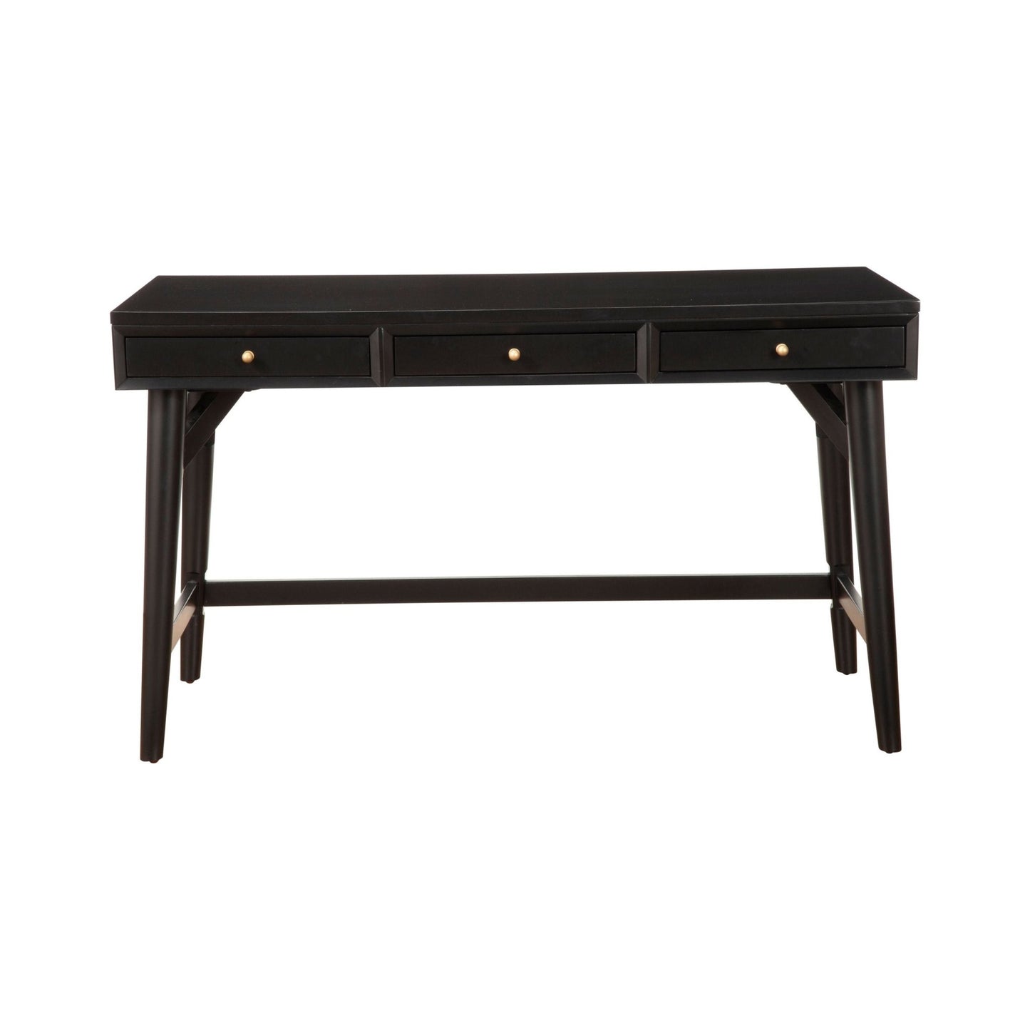 Flynn Large Desk, Black - Alpine Furniture