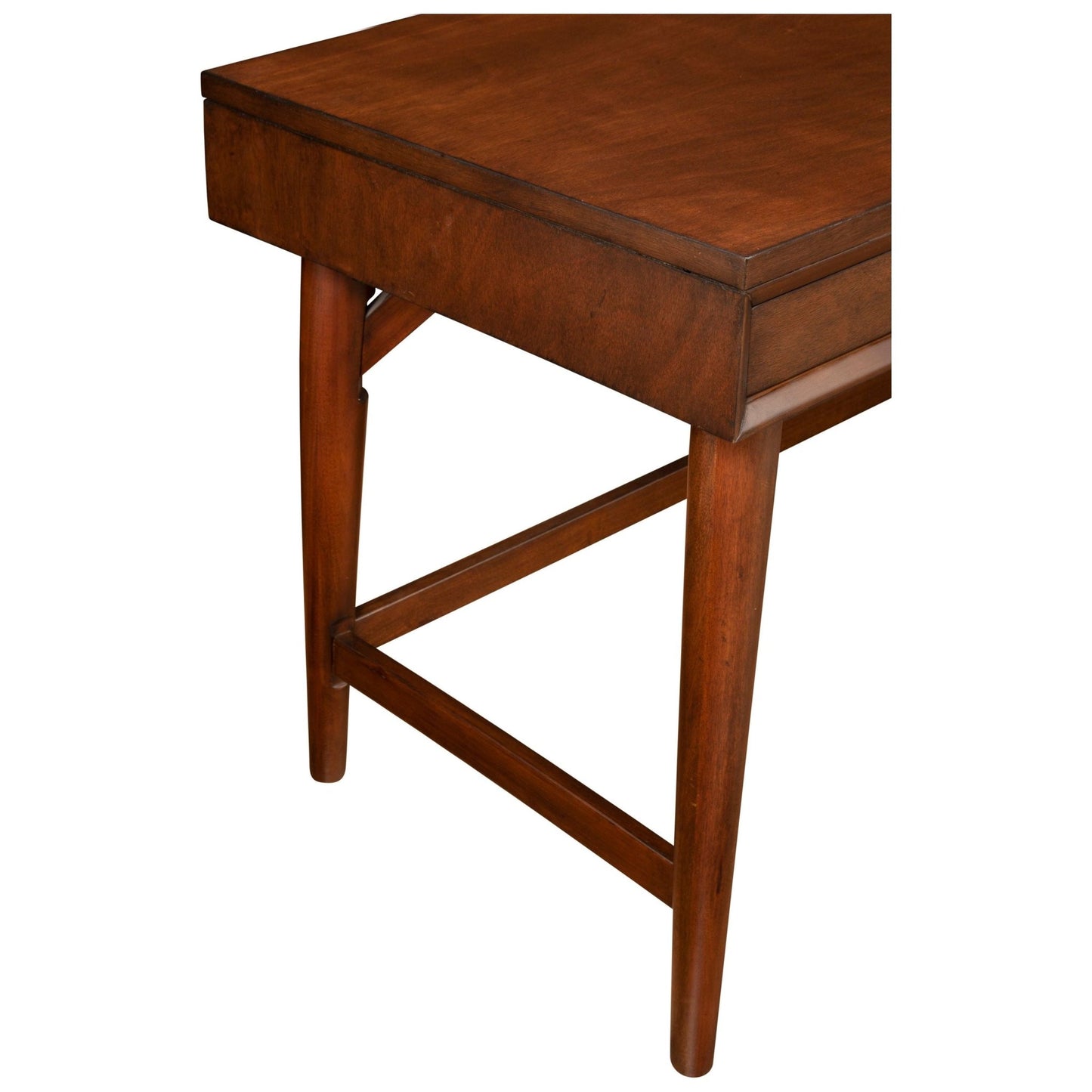 Flynn Large Desk, Walnut - Alpine Furniture