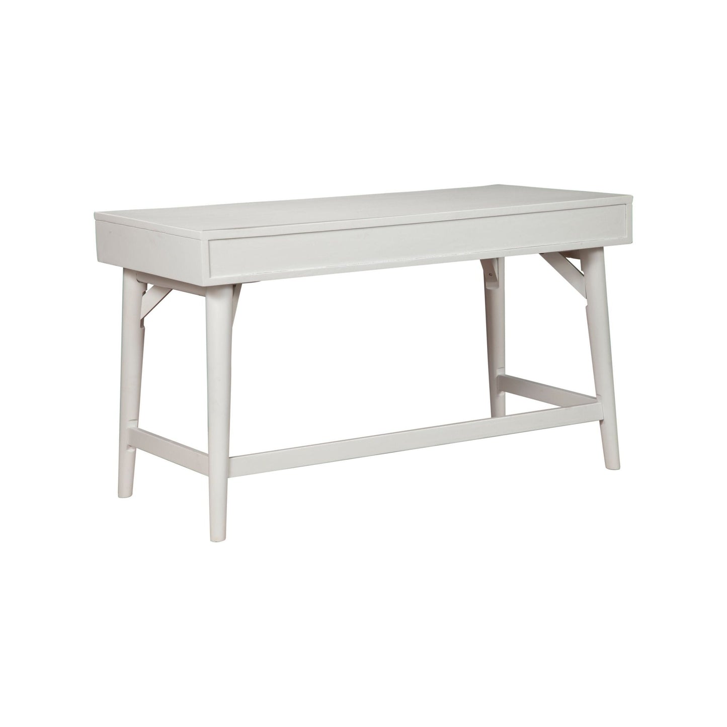 Flynn Large Desk, White - Alpine Furniture