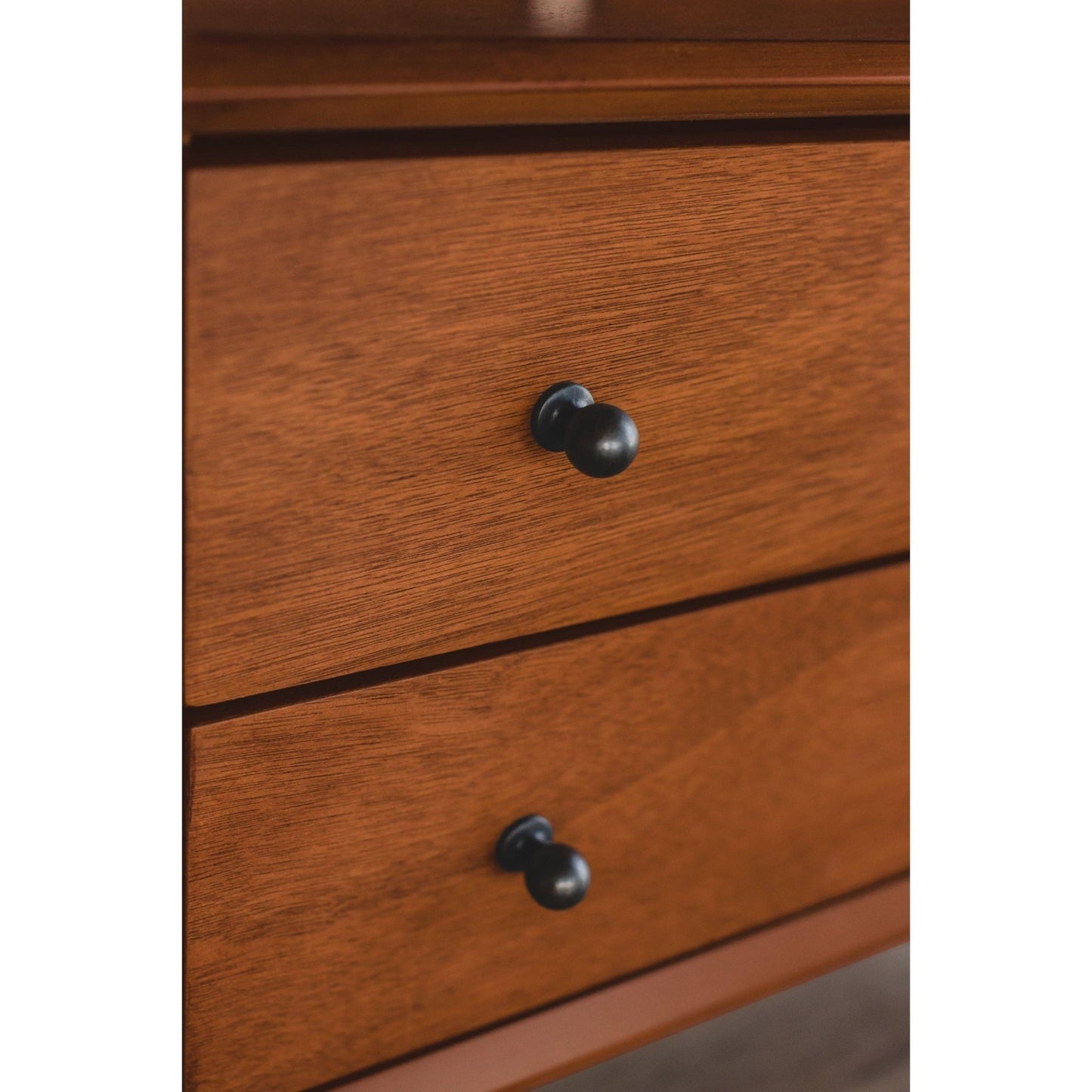 Flynn Large Nightstand, Acorn - Alpine Furniture