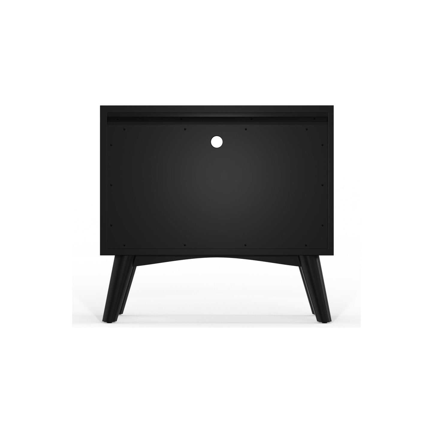 Flynn Large Nightstand, Black - Alpine Furniture