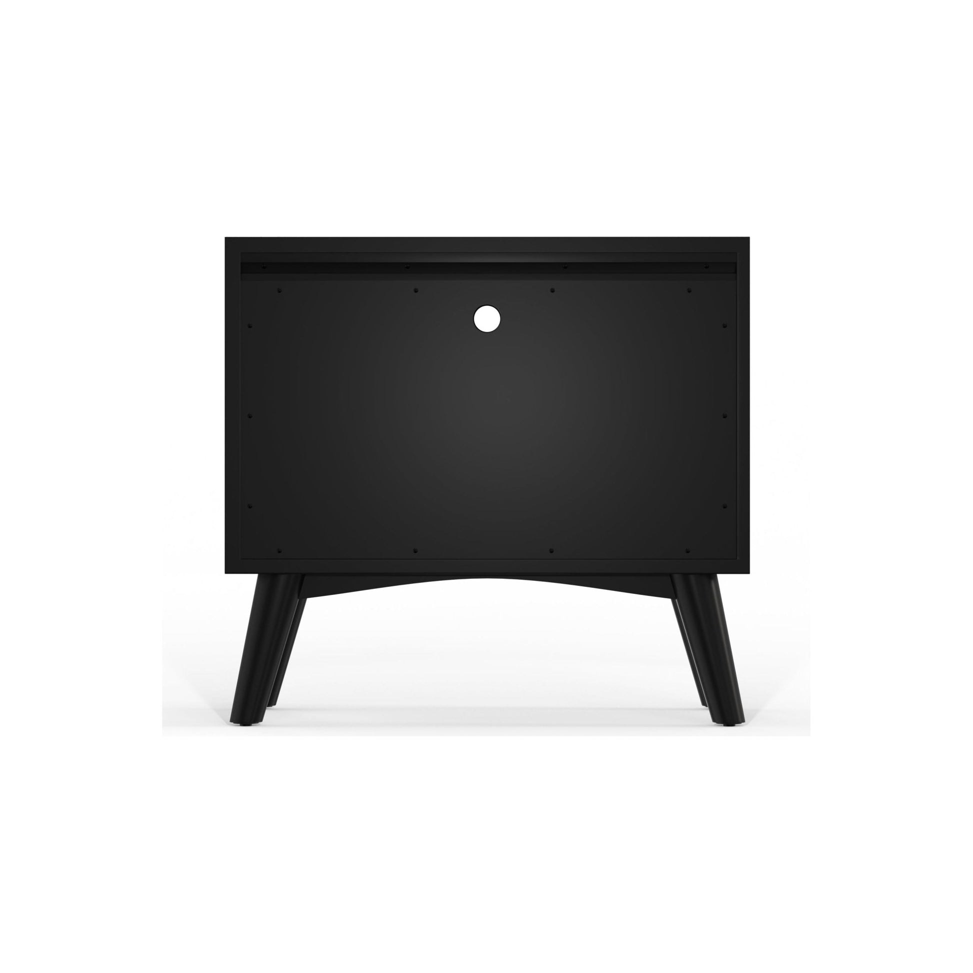 Flynn Large Nightstand, Black - Alpine Furniture