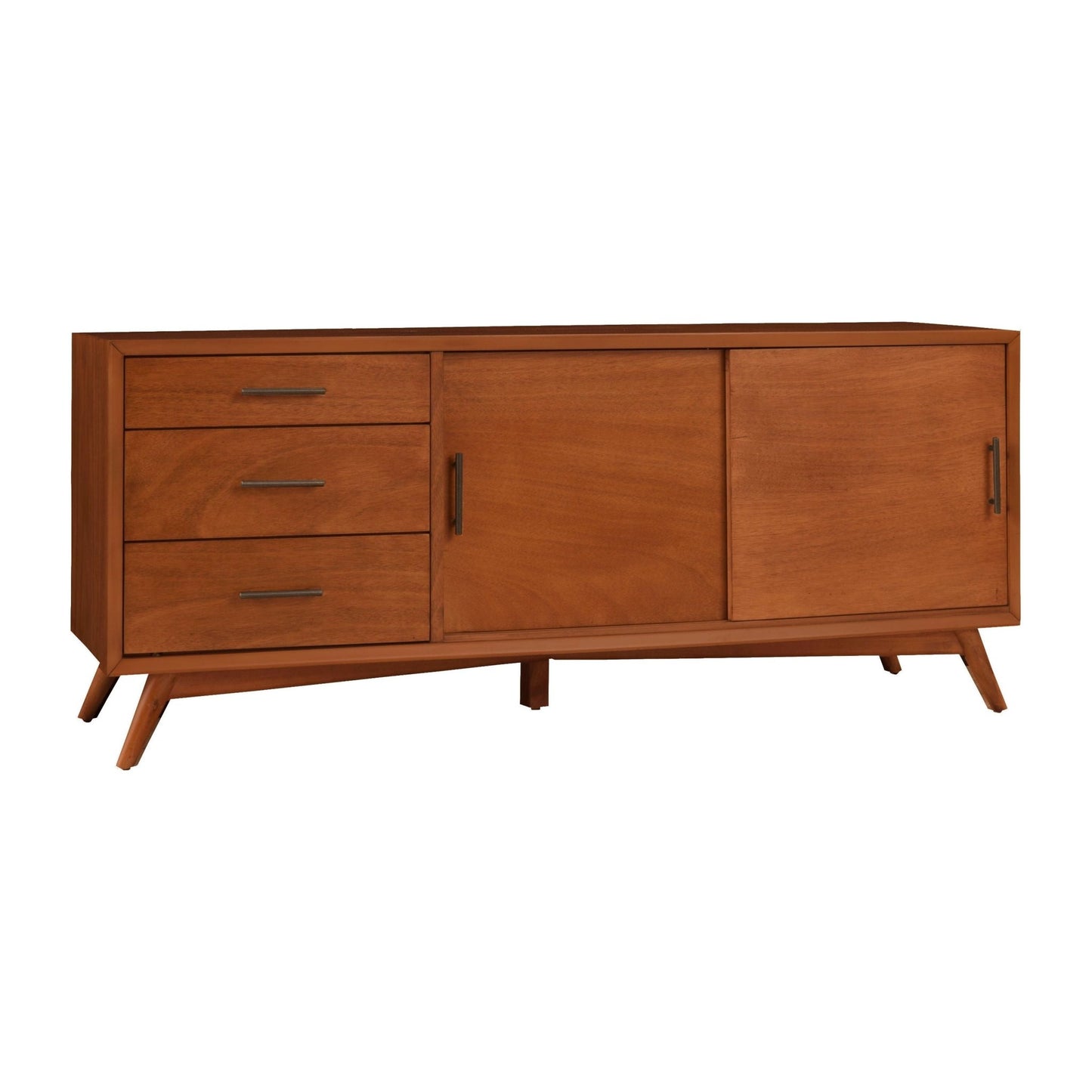 Flynn Large TV Console, Acorn - Alpine Furniture