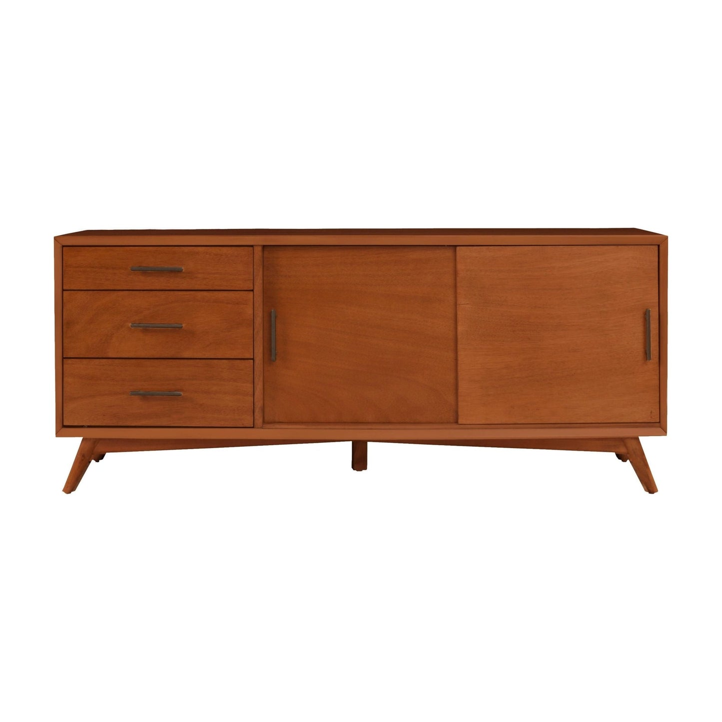Flynn Large TV Console, Acorn - Alpine Furniture