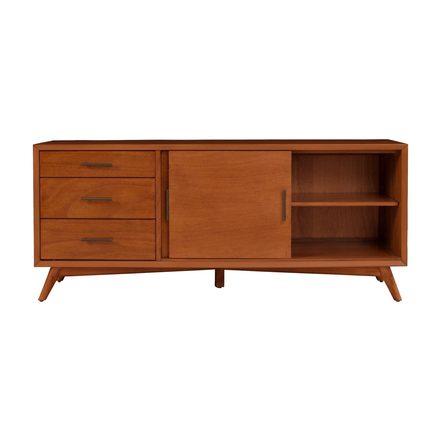 Flynn Large TV Console, Acorn - Alpine Furniture