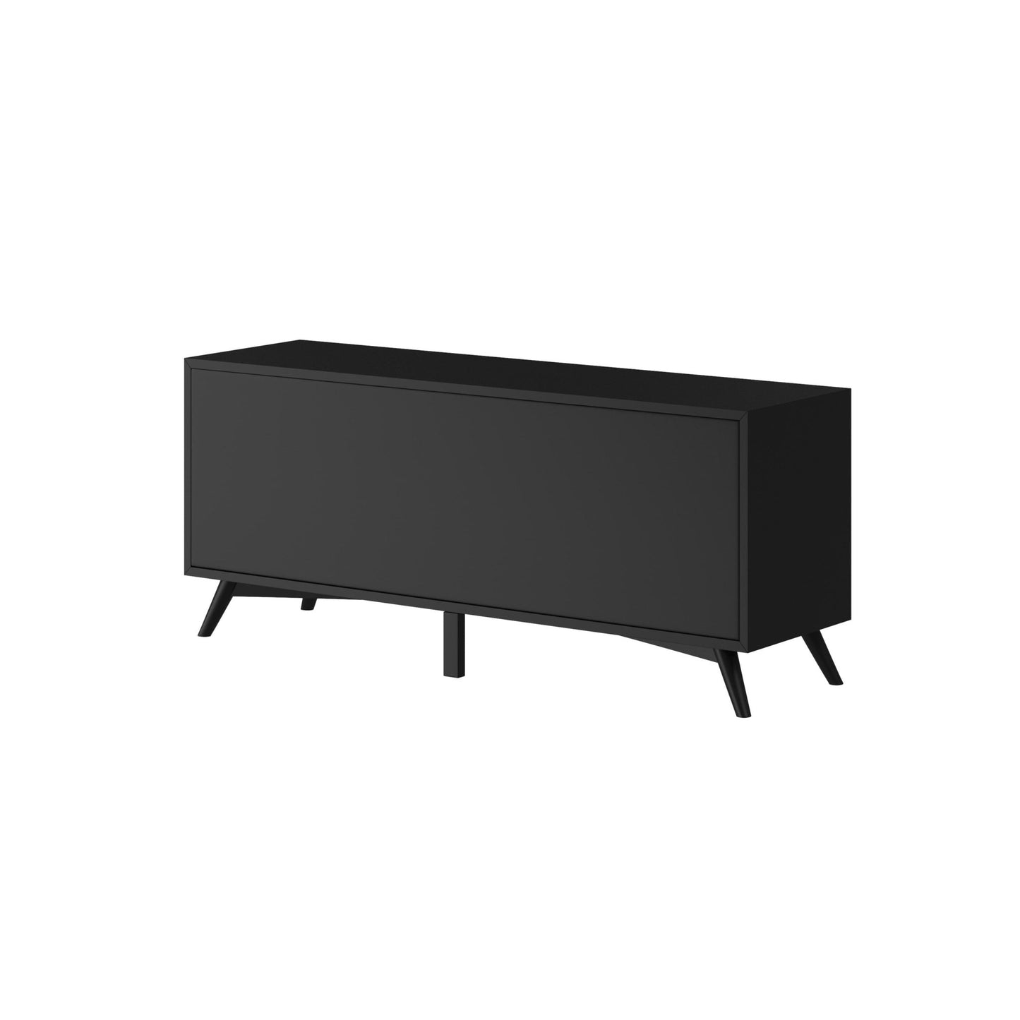 Flynn Large TV Console, Black - Alpine Furniture