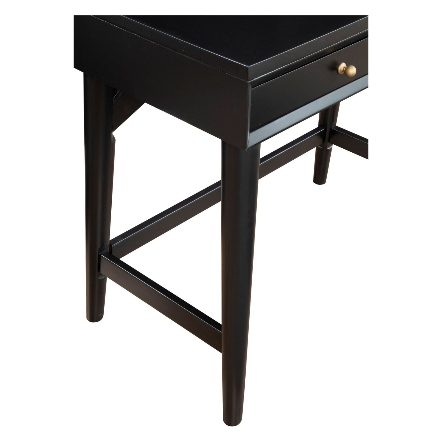 Flynn Mini Desk, Black - Alpine Furniture