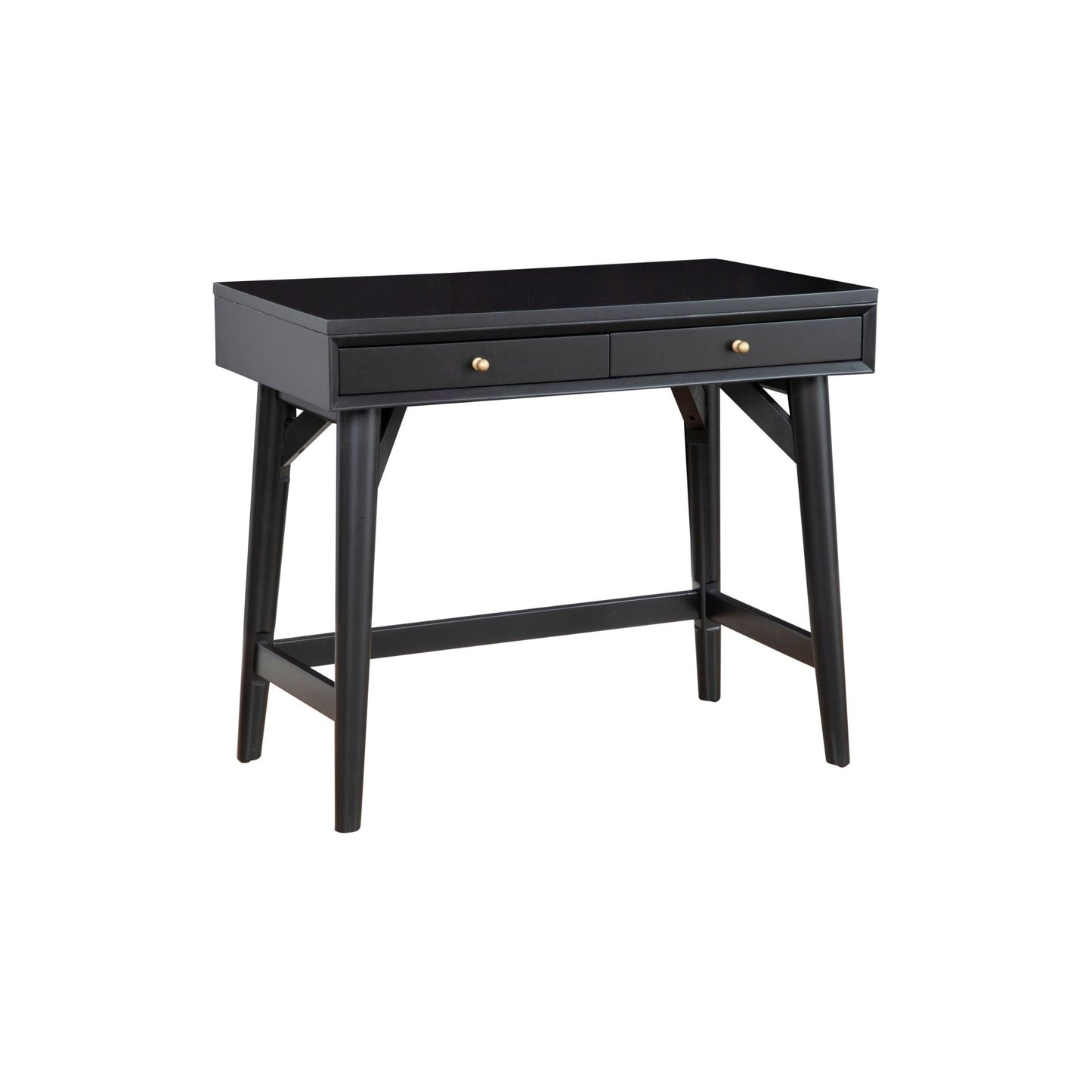 Flynn Mini Desk, Black - Alpine Furniture