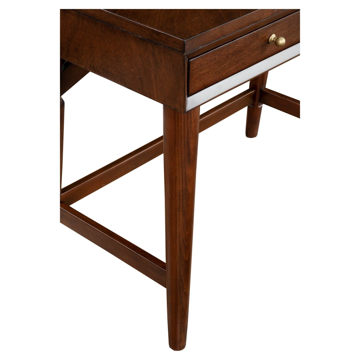 Flynn Mini Desk, Walnut - Alpine Furniture