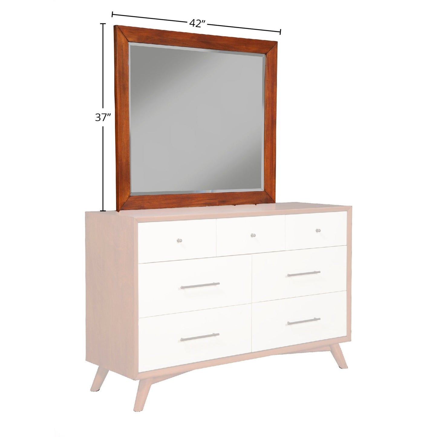 Flynn Mirror, Acorn - Alpine Furniture