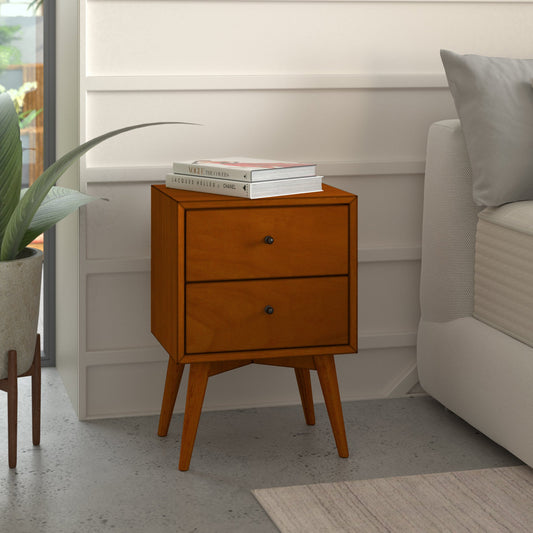 Flynn Nightstand, Acorn - Alpine Furniture